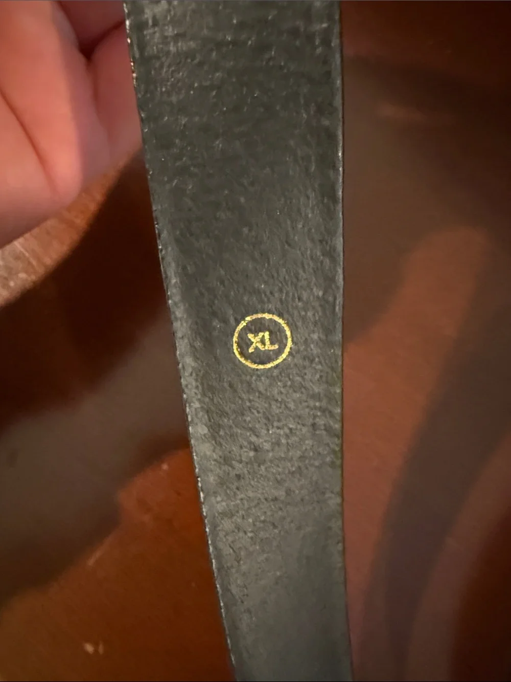 J. Crew Black Leather Belt with Gold Hardware - Picture 3 of 3